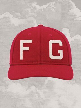 ESSENTIALS Fear of God FG 9FORTY Cap Red Wool Adjustable Baseball hat NWT